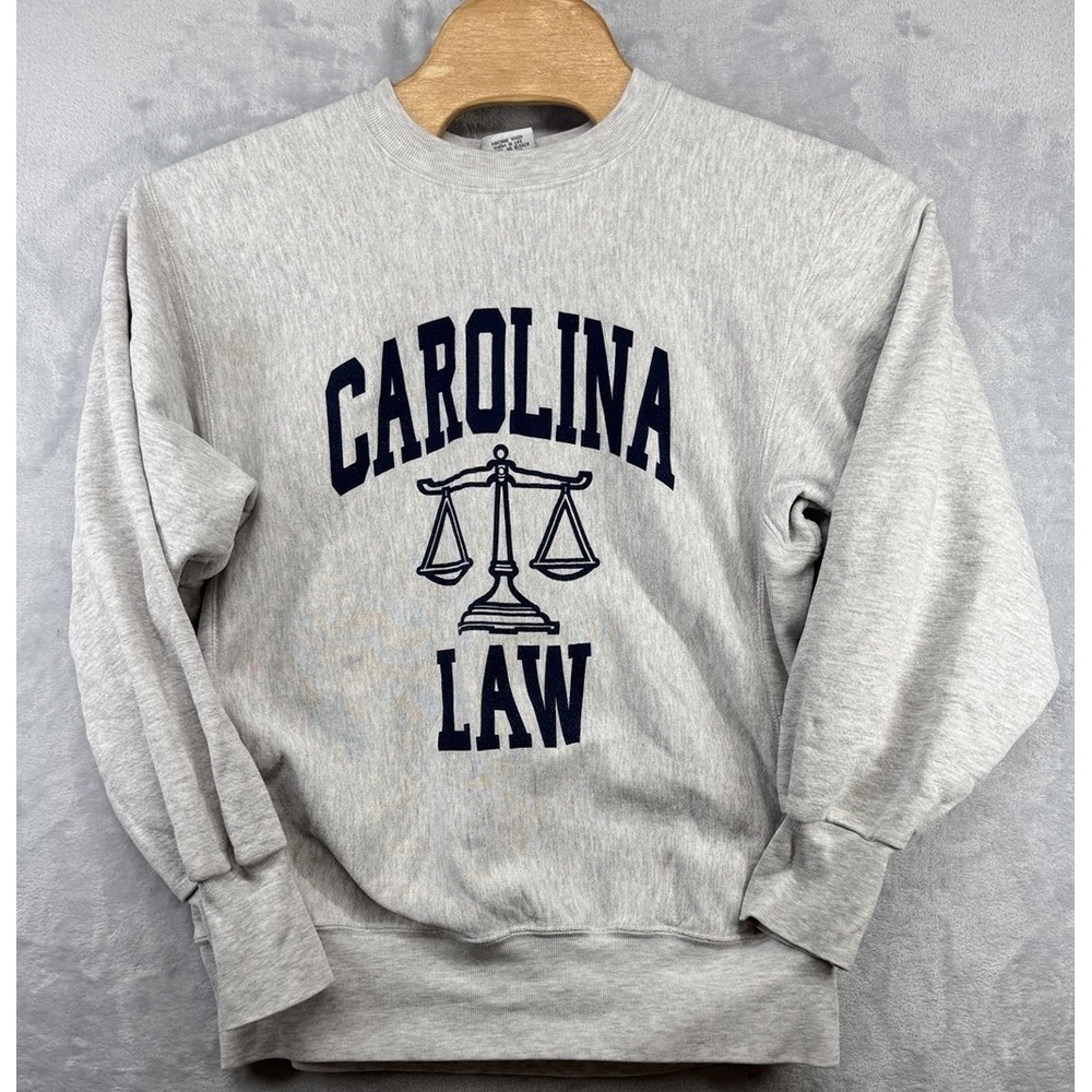 Vintage Cotton Exchange North Carolina Law School UNC Crewneck Sweatshirt Mens L